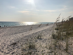 View of beach walking distance from home. 0.2 miles from home