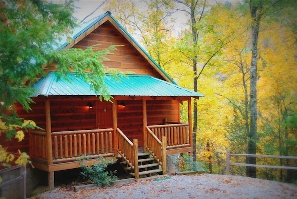 Fall View Of The Cabin