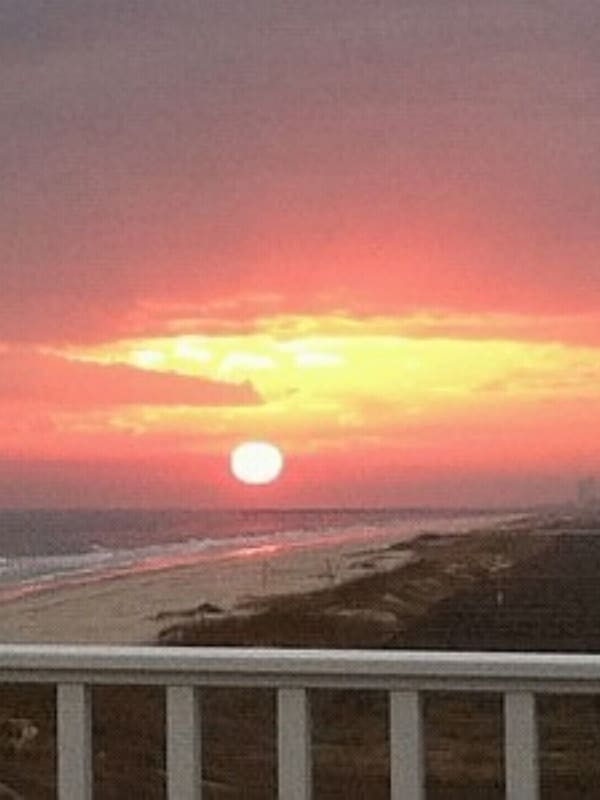 Fall Sunset off of top deck