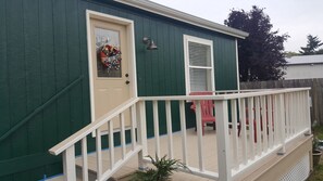 Front Porch with a couple chairs to view the neighborhood 