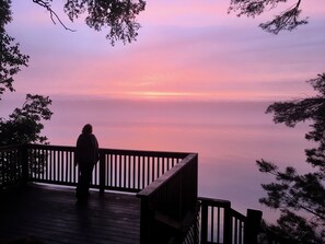 Over Water DeckWrapped in violet mist...