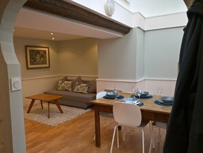 Living Room & Dining Area