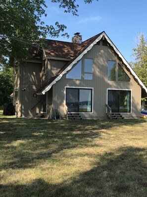 Front of house facing Mullett lake