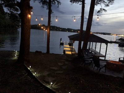 Lake Front Home with Private Boat dock, Swimming Pier!