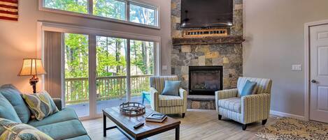 Gilford Vacation Rental | 3BR | 3BA | 1,350 Sq Ft | Step-Free Access