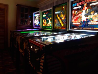 A Clean, Safe, House full of steel balls & vintage game consoles