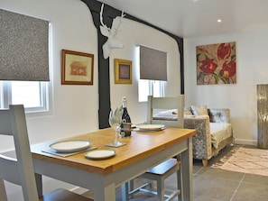 Inviting dining area | The Coach House, Peldon, near Colchester