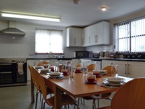 Kitchen and dining area | Brynich Villa, Brecon