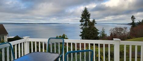 Seaglass Guest House view of Admiralty Inlet & the Strait of Juan de Fuca