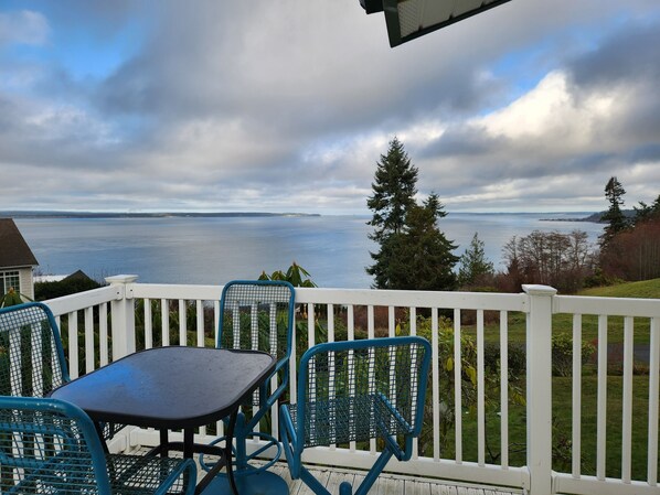 Seaglass Guest House view of Admiralty Inlet & the Strait of Juan de Fuca