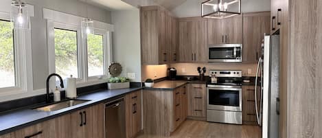 Newly remodeled kitchen