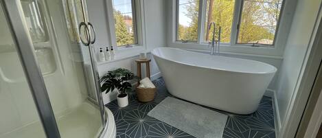 Luxurious Spa Bath with a View