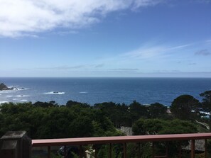 Vue sur la plage ou l’océan