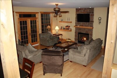 The family room, lot's of room to stay warm and relax
