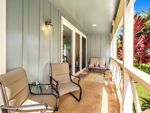 Downstairs outdoor lanai off the living room