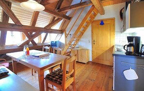 Ferienwohnung Kornkammer mit hohem Deckengewölbe