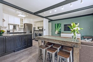 LIVING ROOM: The Kitchen is open to the Living Room, great for entertaining.