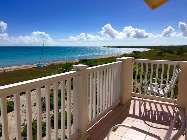 View from the private patio 