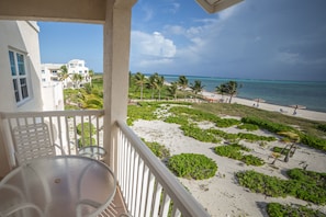 Beach front view from your private balcony 