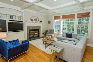 Living Room with Fireplace