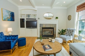 Living Room with Fireplace