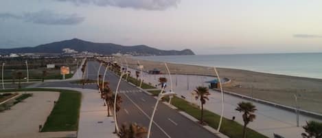 Vue sur la plage ou l’océan