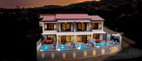 Front of property - evening/night