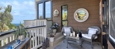 Tranquil outdoor sitting room 