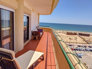 large balcony with sea beach view (270 degrees view)