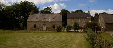 Recently renovated farmhouse & gite contemporary interiors yet full of character