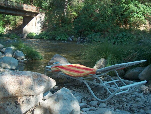 Lounging spot if fishing isn't your bag!