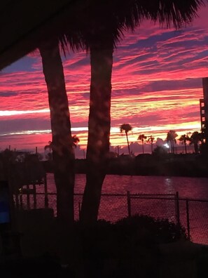 Sunset views from the house