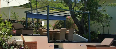 Poolside lounging