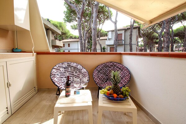 Marina di Grosseto -Wohnung Il Timone Entspannen Sie auf der Terrasse