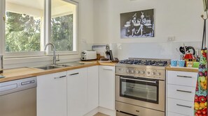 Functional kitchen.