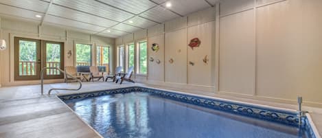 Private heated indoor pool