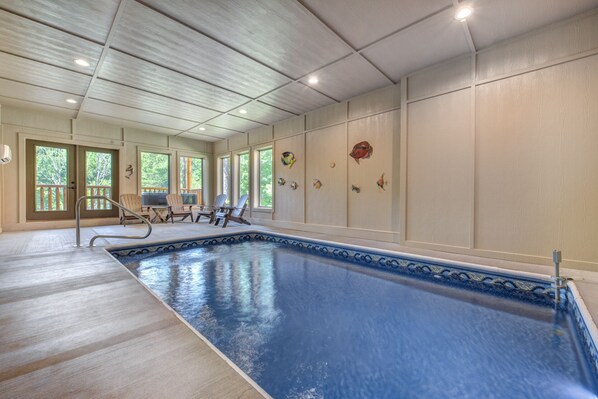 Private heated indoor pool