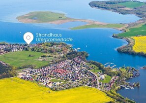 Strandhaus Müritzblick und Uferpromenade direkt am Müritzufer 