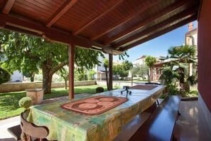 Covered terrace