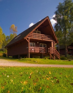 The 2 storey Woodland Lodges, sleeping up to 6 in 3 bedrooms.