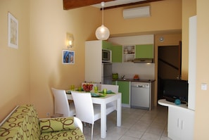 Share meals and laughs at the dining table.