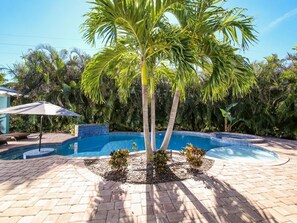 Pool and landscaping