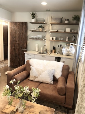 Small Sitting Area with Kitchenette
