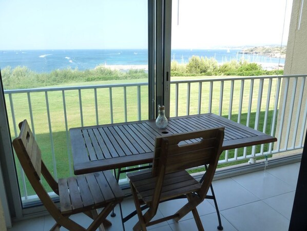 Loggia avec vue mer