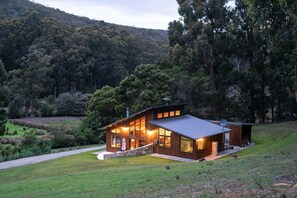 Front of property – evening/night
