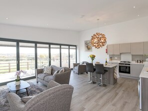 Contemporary open plan living space | The Hideaway - Broadstone Barns, Ticknall, near Derby
