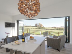 Outstanding views through the bi-fold doors | The Hideaway - Broadstone Barns, Ticknall, near Derby