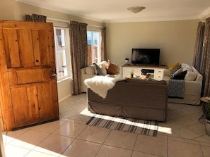 Living room and TV area