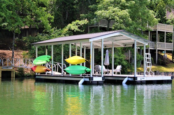 View of dock from lake