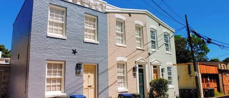 Gorgeous Millers Court carriage house row.  308 is on the left